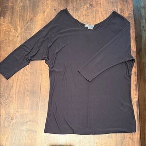 Vince Black Long Sleeve Women's Tee